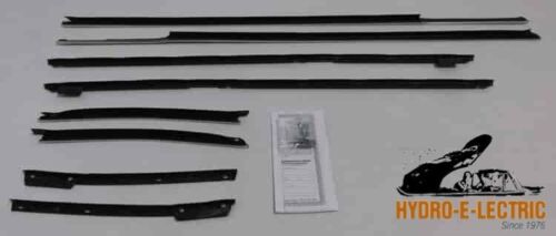Beltline Weather Strip Felt 8 Piece Kit, 1967-1968 Cadillac Coupe DeVille