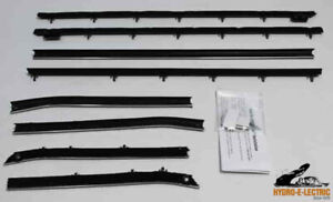 Beltline Weather Strip Felt 8 Piece Kit, 1967 Chevrolet Camaro Convertible