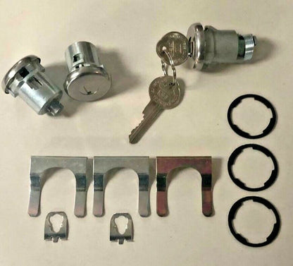 Ignition, Door, & Trunk Lock Set with GM Keys, 1968 Pontiac Firebird