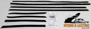 Beltline Weather Strip Felt 8 Piece Kit, 1968-1970 Buick Riviera 2 Door Hardtop
