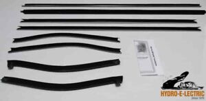 Beltline Weather Strip Felt 8 Piece Kit, 1970-1972 Oldsmobile Cutlass Convertible