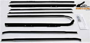Beltline Weather Strip Felt 8 Piece Kit, 1971-1974 Chevrolet Caprice 4 Door HT