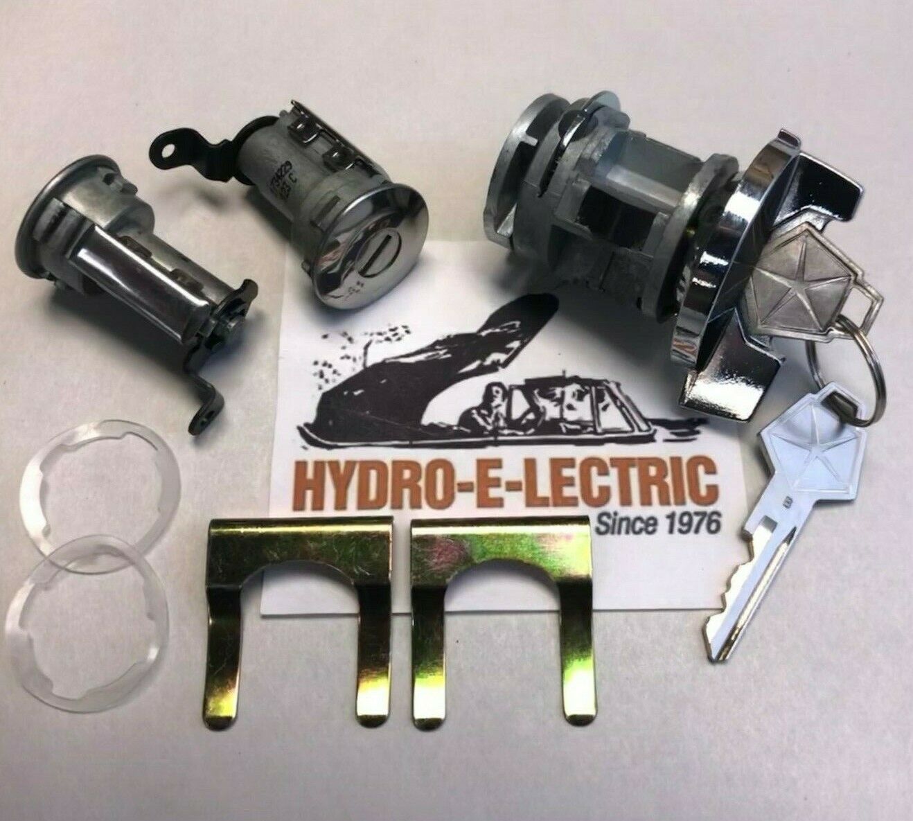 Ignition & Door Lock Set with OE keys, 1970-1971 Plymouth Barracuda