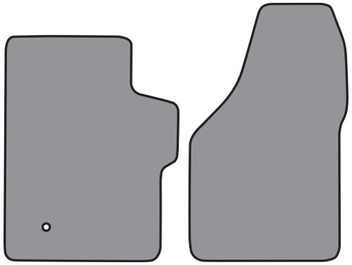 2008-2016 Ford F-250 Super Duty Reg Cab Floor Mat 2pc Cutpile (FM363F)