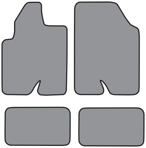 2008-2011 Mazda Tribute Floor Mat 4pc Cutpile (P621, P621R)
