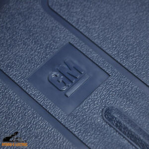 Floor Mats, Dark Blue Rubber, Set of 4 - Fits many 1973-1988 GM cars