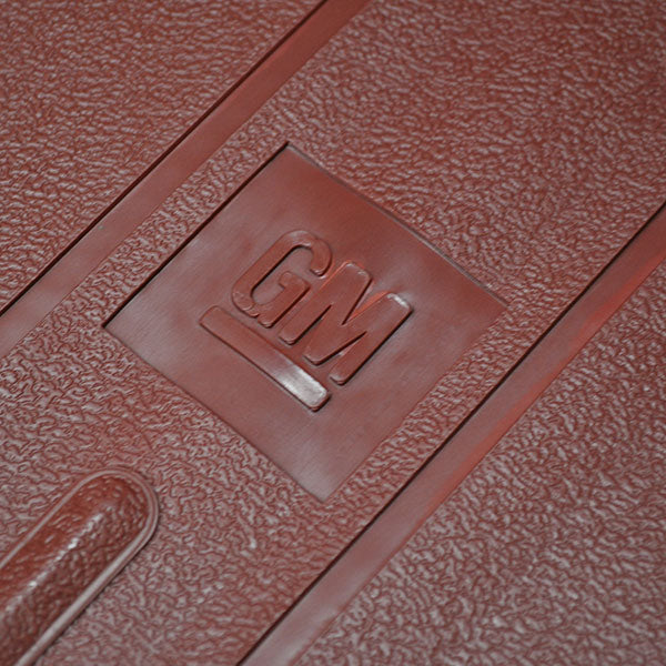 Floor Mats, Maroon Rubber, Set of 4 - Fits many 1973-1988 GM cars
