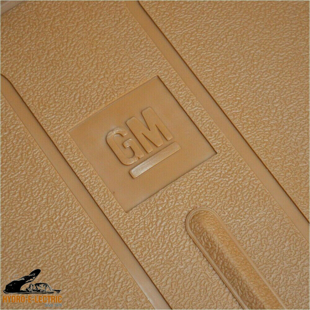 Floor Mats, Tan Rubber, Set of 4 - Fits many 1973-1988 GM cars