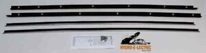 Beltline Weather Strip Felt 4 Piece Kit, 1974-1978 Mustang II