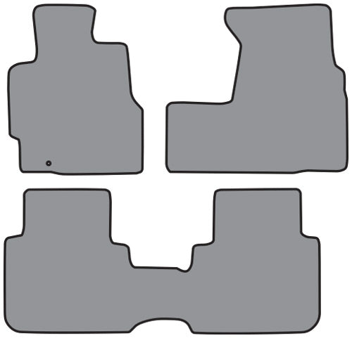 1997-2001 Honda CR-V 2pc Frts & 1pc Rr Floor Mat Cutpile (HO304, HO304R)