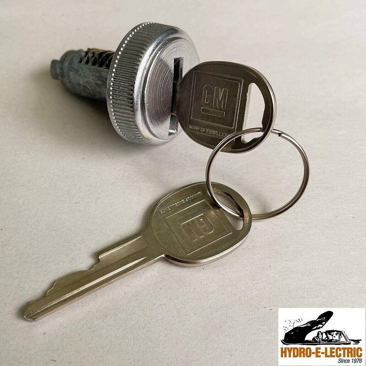 Glove Box Lock Cylinder with GM Keys, 1978-1987 Buick Regal & Grand National