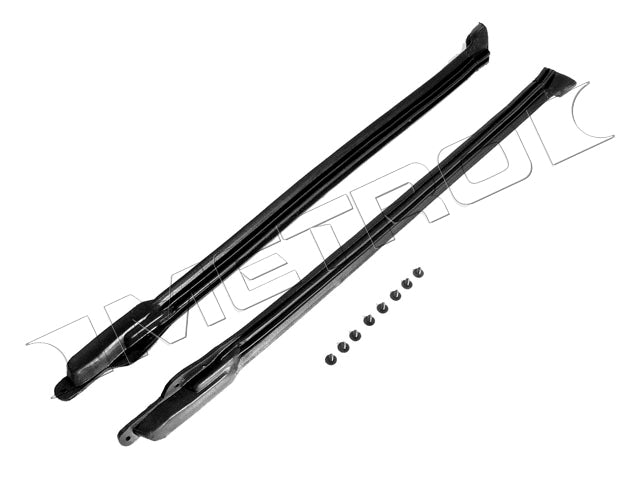 1966-1967 GM B-Body Convertible A Pillar Post Weather Strip, Pair
