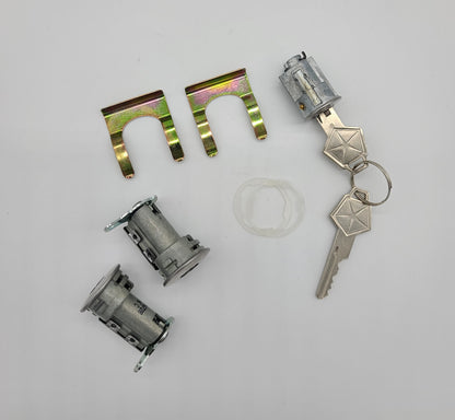 Ignition and Door Lock Set with Chrysler Keys, PY020A
