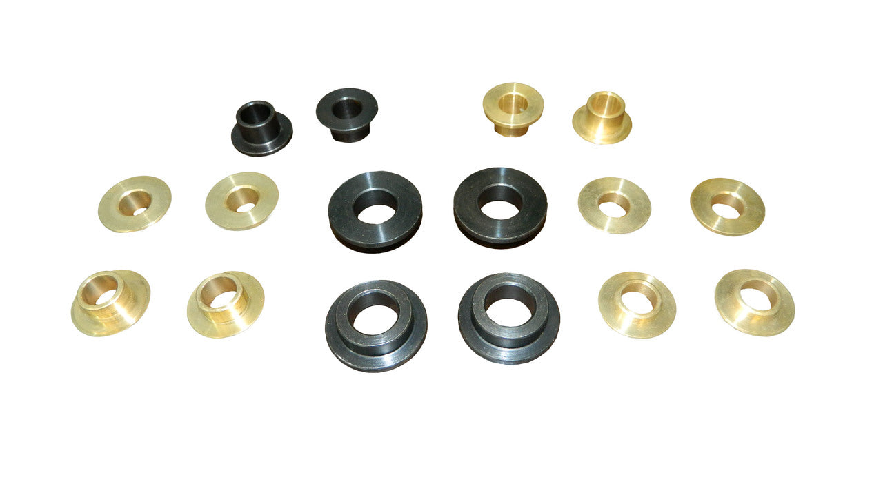 16 Piece Bushing Set
Bronze and Steel
1971-76 Full Size GM top frame