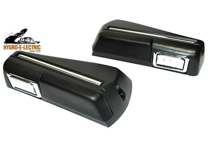 Rear Arm Rest Base, Pad & Trim Set-Black, 1968-1969 Chevelle, Cutlass, GTO, Bonneville