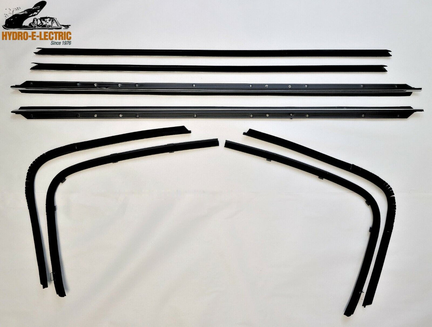 Beltline Weather Strip Felt 8 Piece Kit, 1971-1973 Chevrolet Impala Custom Coupe