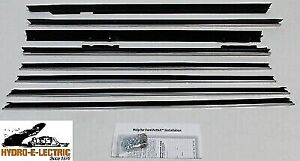 Beltline Weather Strip Felt Kit, 1975-1976 Chevrolet Impala 4 Door Sedan