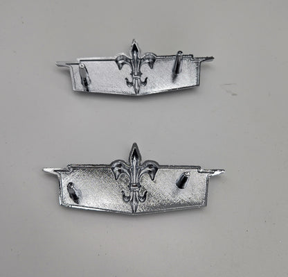 Fleur De Lis Fender Emblem, 1975-1976 Chevrolet Caprice, Pair