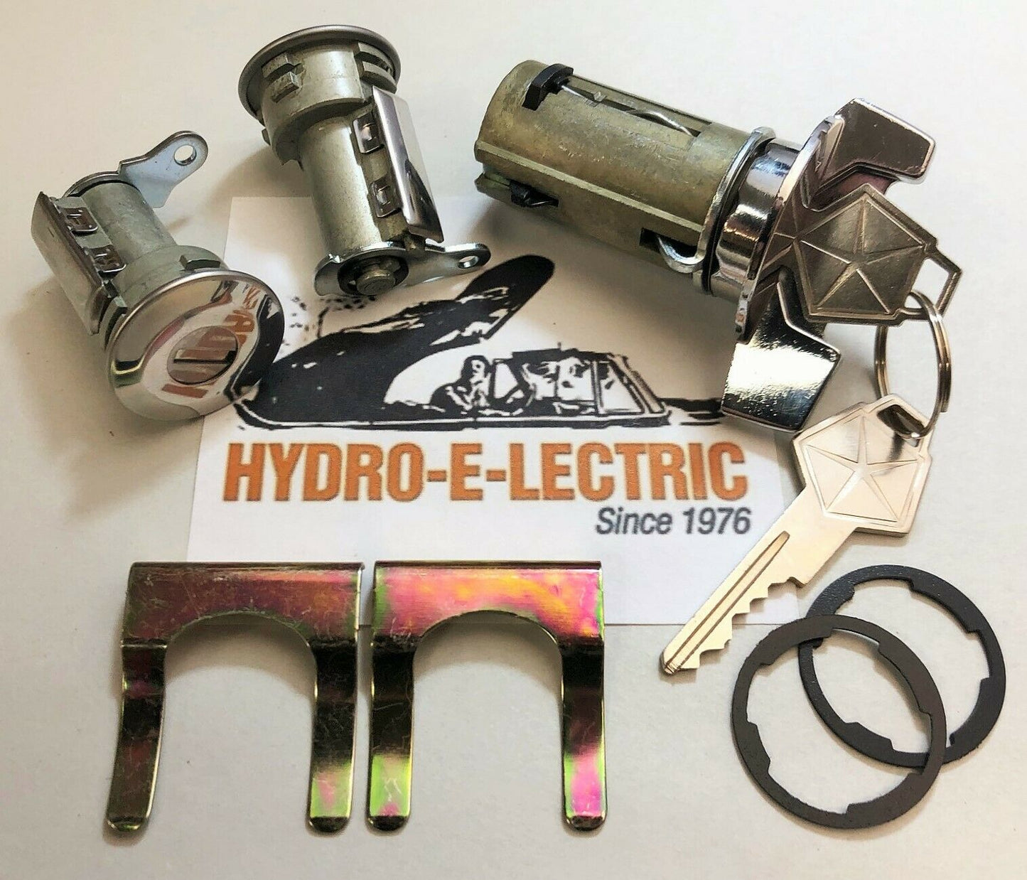 Ignition & Door Lock Set with Chrysler OE Keys, PY025C