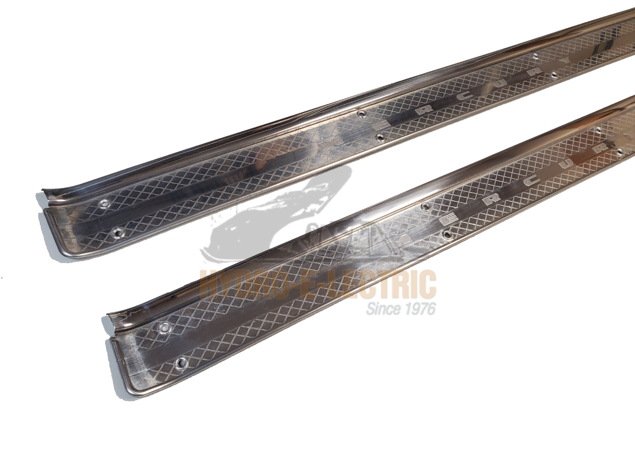 Sill Scuff Plates - Pair, 1952-1954 Mercury 2 Door