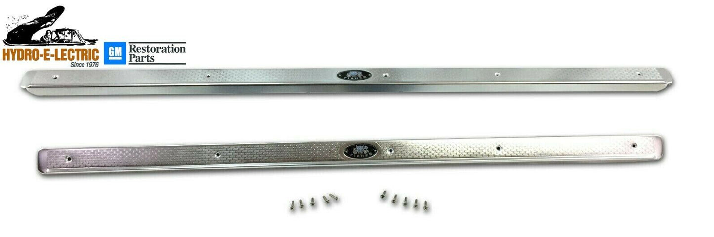 Sill Scuff Plates - Pair, 1958 Chevrolet & Pontiac 2 Door