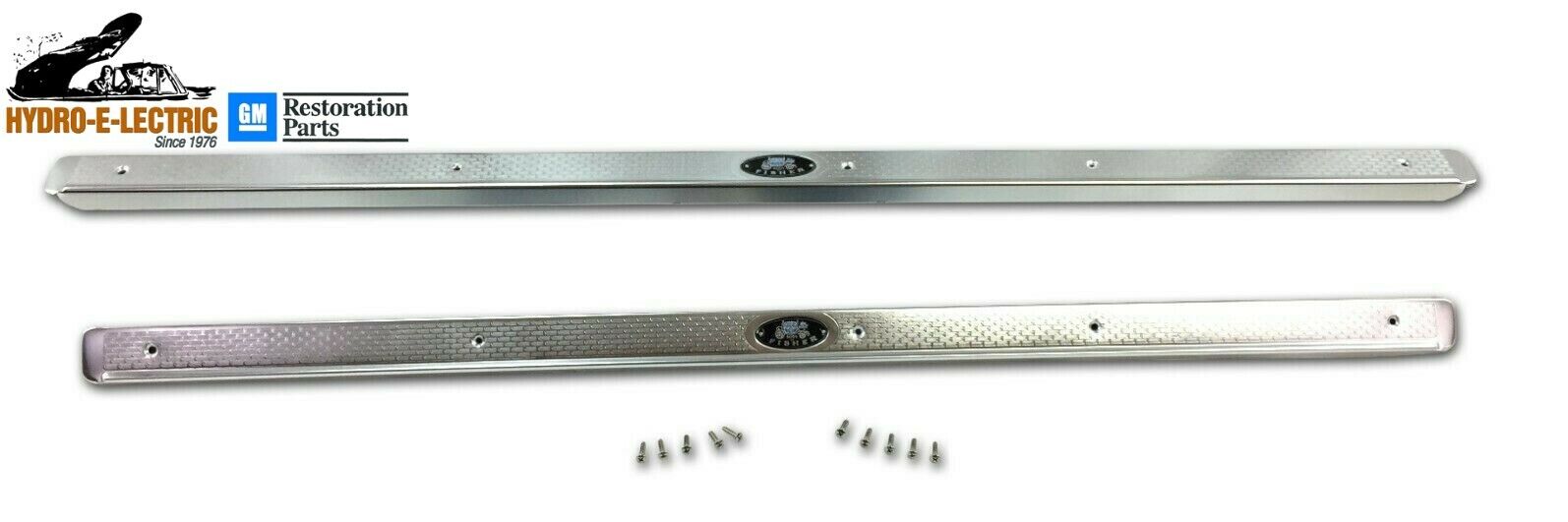 Sill Scuff Plates - Pair, 1958 Chevrolet & Pontiac 2 Door