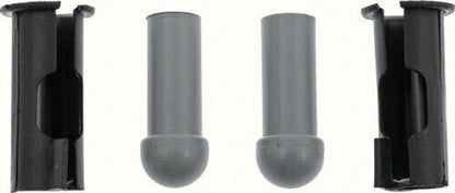 Sun Visors, Black Vinyl - Pair, 1965-1967 GM A Body Convertible