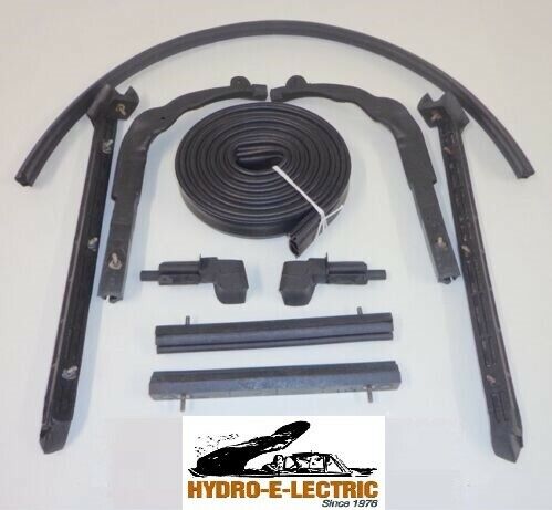Convertible Roof Rail Weather Strip Seals, 1963-1967 Corvette Soft Top