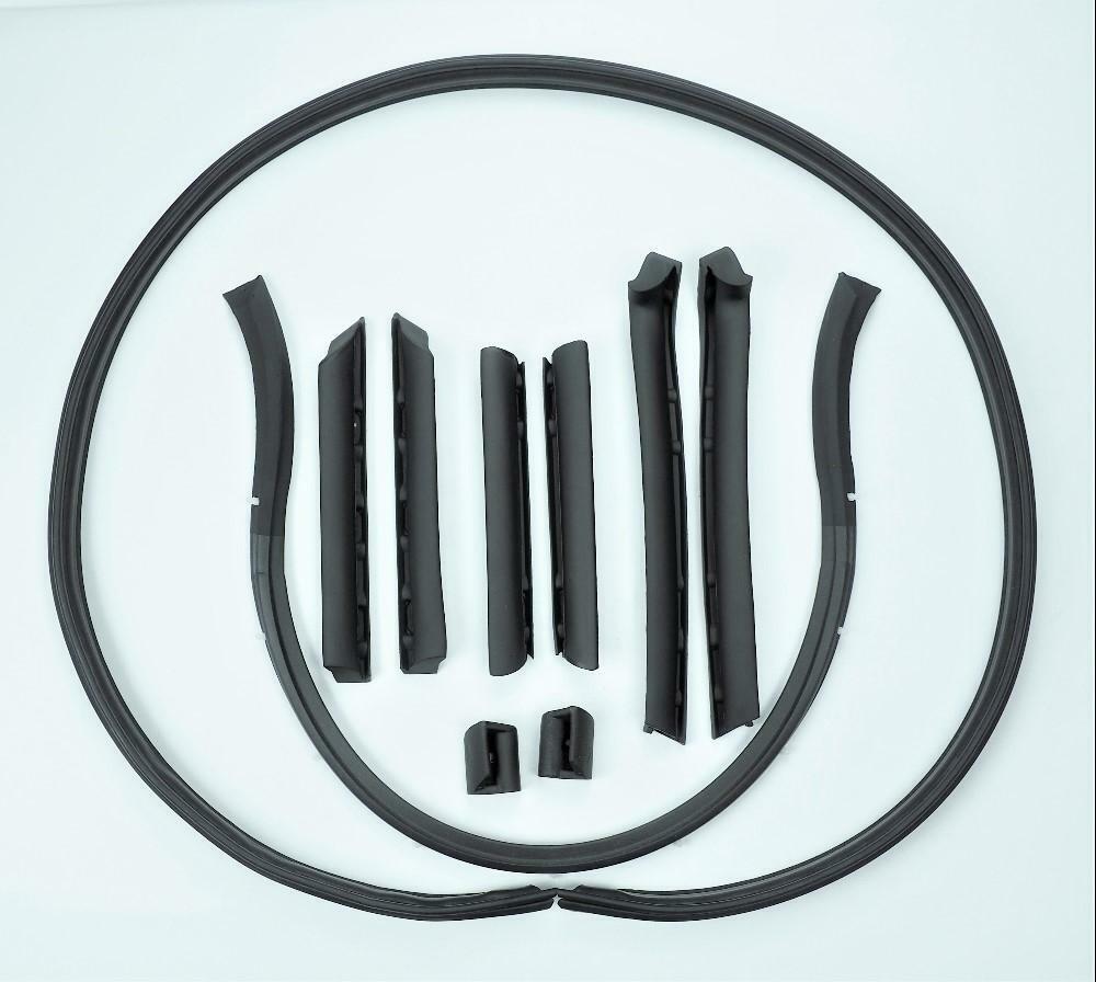 Convertible Roof Rail Weather Strip Seals, 1968-1975 Corvette Soft Top